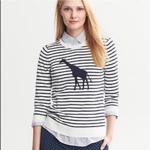 Banana Republic giraffe striped sweater